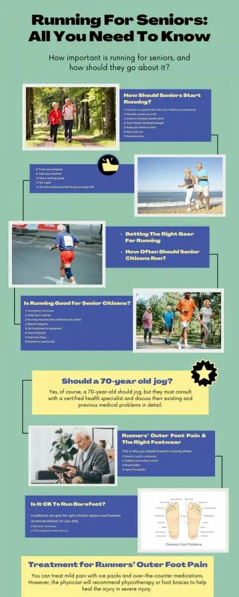 Running for Seniors - all You Need to Know Infographic