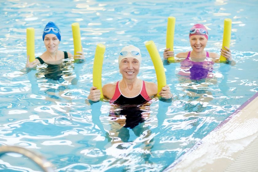 water aerobics, The Ultimate Guide to Aging Well: Diet, Exercise and Health Tips
