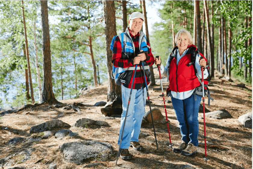 hiking uphill, The Ultimate Guide to Aging Well: Diet, Exercise and Health Tips