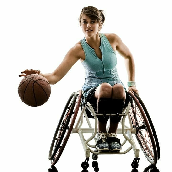 Basketball in a wheelchair
