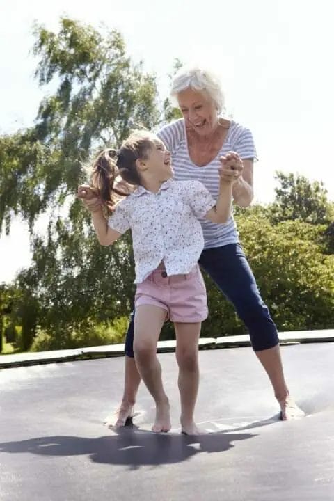 Trampoline and rebounders can be a great source of exercise and family bonding at the same time