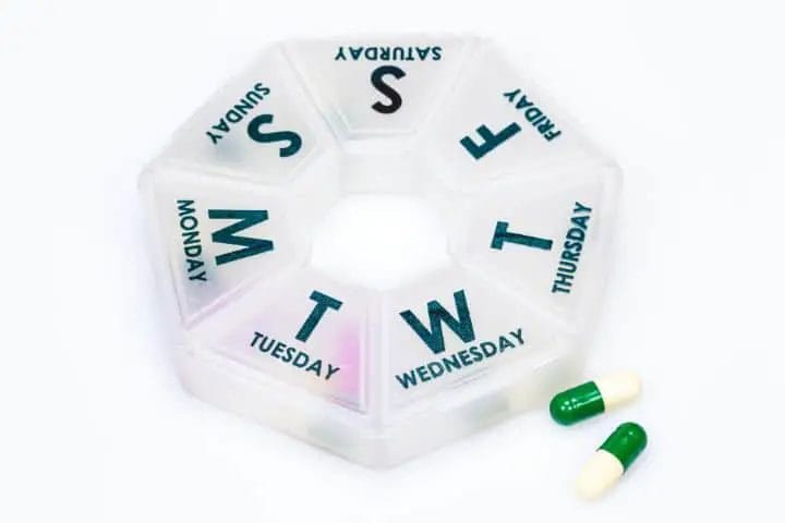 Pill Box for Organizing Pills for Senior
