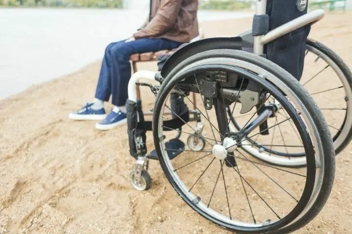 How to install wheelchair tires