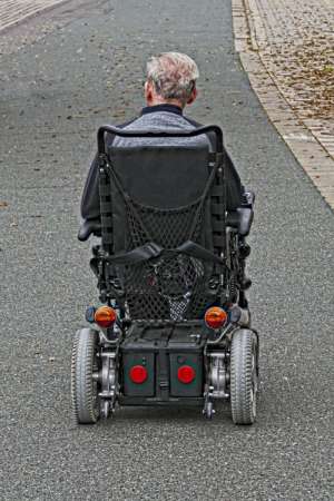 Power Wheelchair for Outdoor Use