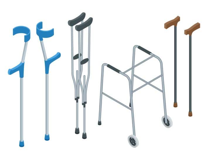 Walker Crutches and Canes for Hip Replacement