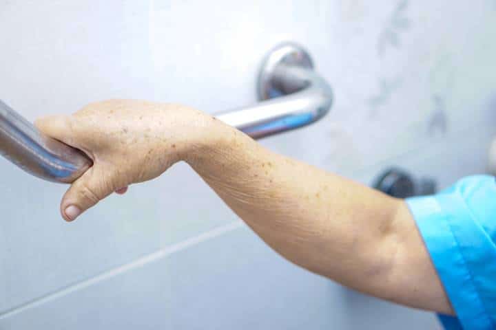 Well placed grab bars can prevent falls among seniors